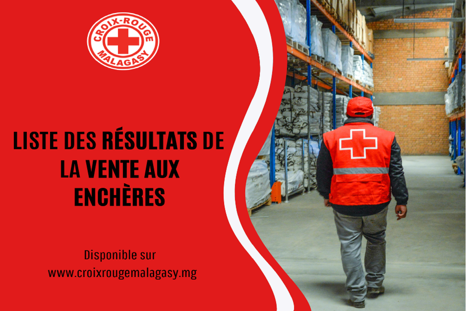 Résultat de la vente aux plus offrants de véhicules de la Croix-Rouge Malagasy